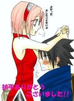 Sasuke & Sakura - Asta e tare rau - Naruto